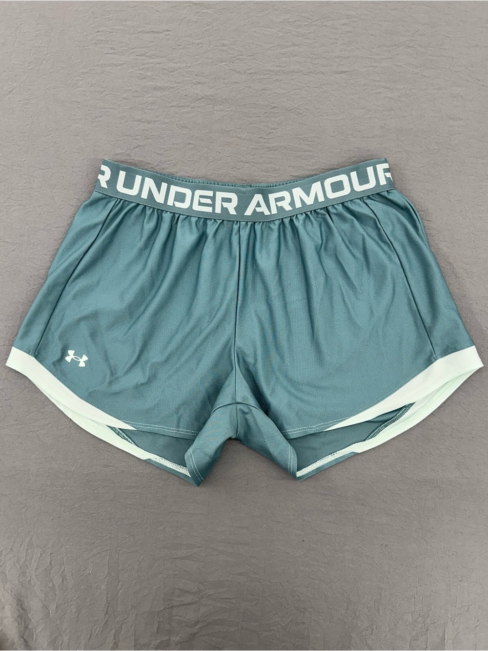 Under Armour Teal Green Women's Athletic Shorts